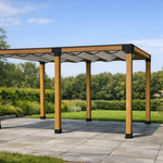 Douglas pergola, 234 x 534 cm Verando, Living
